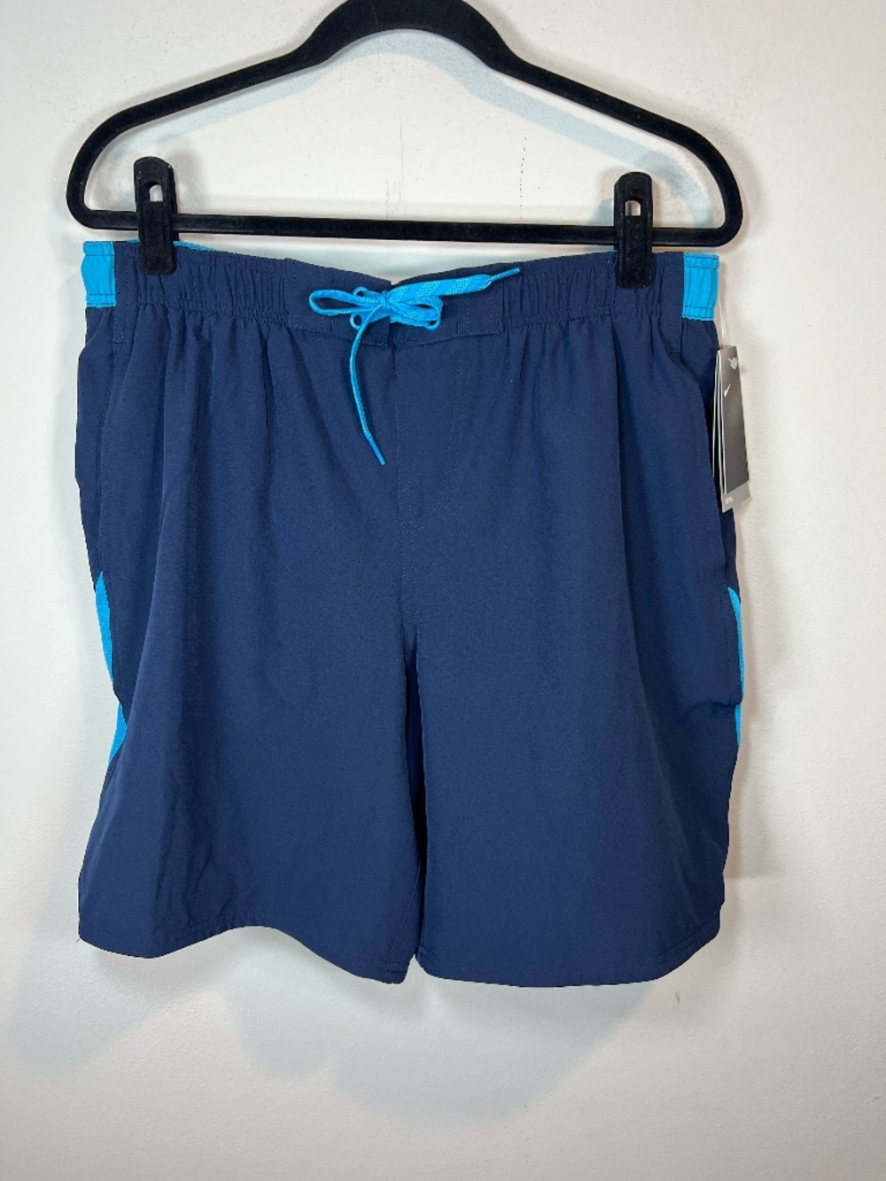 Nike Repel Swim Trunks Shorts Navy Blue Aqua Mesh Lined Pockets Beach  NEW Sz XL